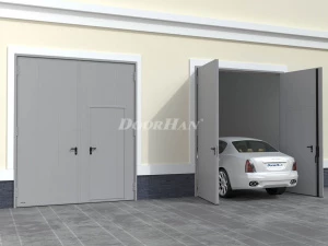 Промышленные распашные ворота DoorHan из панелей с заполнением минеральной ватой 3000x3000