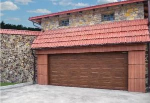 Секционные гаражные ворота DoorHan серии rsd02, панель филенка, 6000х2300