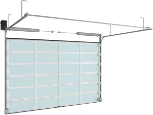 Рулонные ворота для автомойки с механизмом серии isd02 5000x2900