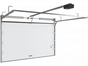 Гаражные секционные ворота серии rsd02 DoorHan из стальных сэндвич-панелей с торсионным механизмом (3000*3300)