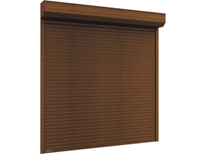 Рулонные ворота утепленные из профиля серии rh77m 3100x1000