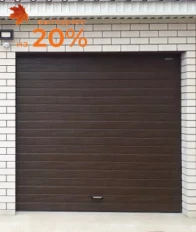 Секционные ворота серии rsd02lux (люкс) с интегрированным приводом DoorHan