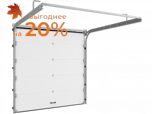 Секционные гаражные ворота с торсионными пружинами из алюминиевых панелей (люкс) серии rsd02lux (термостойкие) (2500*1800)