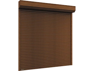 Рулонные ворота утепленные из профиля серии rh77m 2300x1900