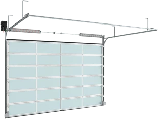 Рулонные ворота для автомойки с механизмом серии isd02 3500x4800