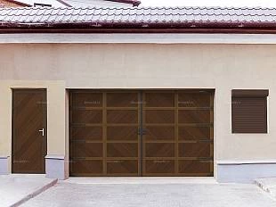 Секционные гаражные ворота премиум кантри, 2800х2100