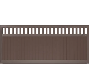 Автоматические откатные ворота DoorHan премиум классик серии slg-a с решеткой, 6200х2700