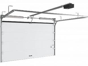 Гаражные секционные ворота серии rsd02 DoorHan из стальных сэндвич-панелей с торсионным механизмом (3000*3300)